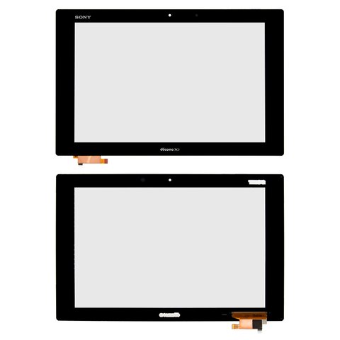 Сенсорний екран для Sony Xperia Tablet Z2, чорний, тип 1, #54.20015.574