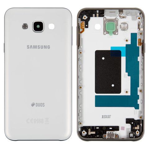 Корпус для Samsung E700 Galaxy E7, белый, с боковыми кнопками