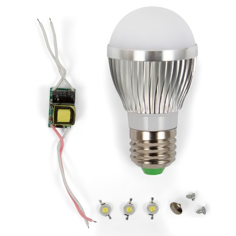 Комплект для сборки светодиодной лампы SQ Q01 3 Вт естественный белый, E27 