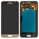 Дисплей для Samsung J320 Galaxy J3 (2016), золотистий, без рамки, Original, сервісне опаковання, dragontrail glass, #GH97-18414B