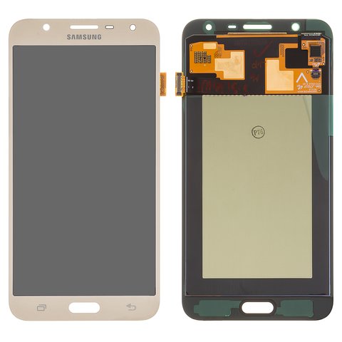 Дисплей для Samsung J701 Galaxy J7 Neo, золотистий, без рамки, Original, сервісне опаковання, #GH97 20904B