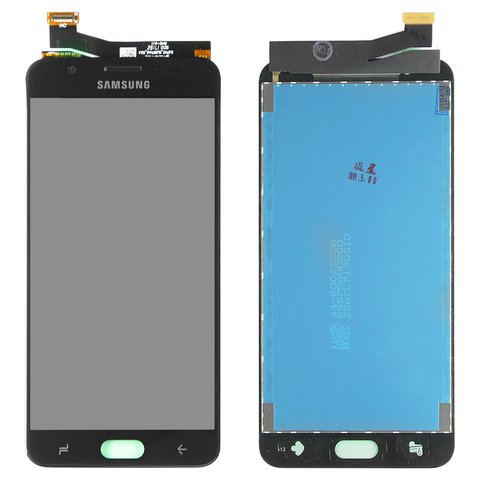 Дисплей для Samsung G611  Galaxy J7 Prime 2 2018 , чорний, без рамки, Оригінал переклеєне скло 