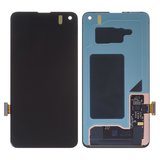 Дисплей для Samsung G970 Galaxy S10e, черный, без рамки, Оригинал (переклеено стекло)