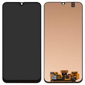 Дисплей для Samsung M215 Galaxy M21, M305 Galaxy M30, M307 Galaxy M30s, M315 Galaxy M31, черный, без рамки, Оригинал переклеено стекло 