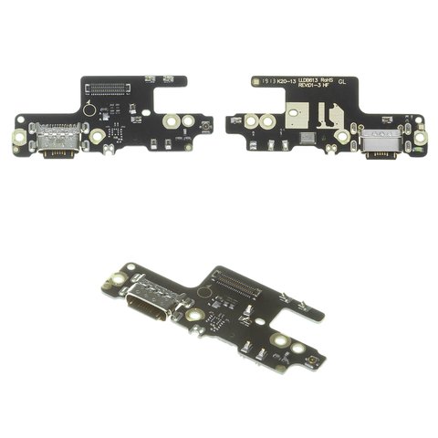 Шлейф для Xiaomi Redmi Note 7, конектора зарядки, з мікрофоном, Сopy, плата зарядки, M1901F7G, M1901F7H, M1901F7I