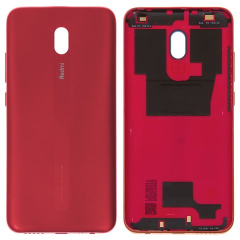 Задняя панель корпуса для Xiaomi Redmi 8A, красная, MZB8458IN, M1908C3KG, M1908C3KH