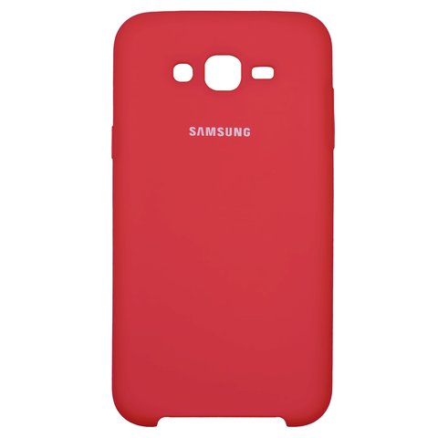 Чохол для Samsung J700 Galaxy J7, червоний, Original Soft Case, силікон, red 14 