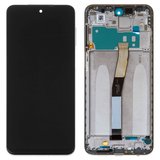 Дисплей для Xiaomi Redmi Note 9 Pro, Redmi Note 9S, білий, з рамкою, High Copy, M2003J6B2G, M2003J6A1G