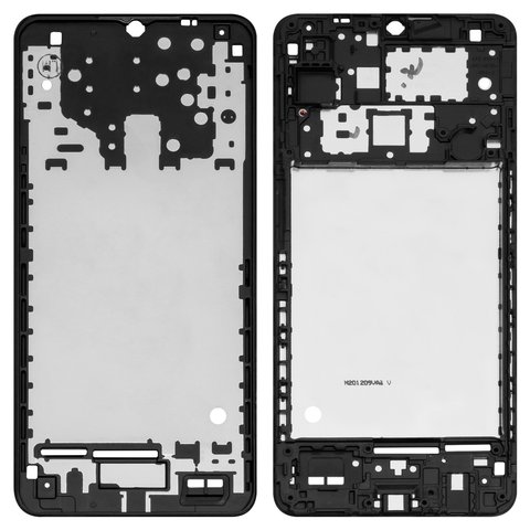 Середня частина корпусу для Samsung A125F Galaxy A12, чорна, рамка кріплення дисплея