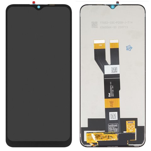 Дисплей для Realme C11 2021 , черный, без рамки, High Copy