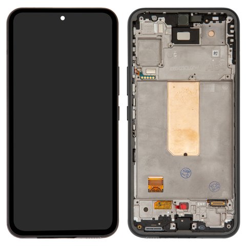 Дисплей для Samsung A546 Galaxy A54 5G, черный, с рамкой, High Copy, OLED 