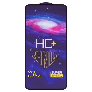 Защитное стекло HD+ для Xiaomi Redmi Note 9, 0,33 мм 9H, совместимо с чехлом, Full Glue, черный