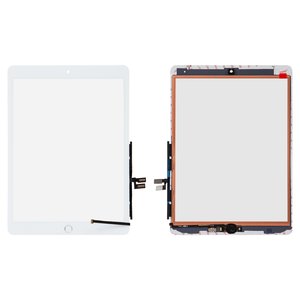 Сенсорный экран для iPad 10.2 2021, белый, High Copy, с кнопкой HOME, #A2602 A2603 A2604