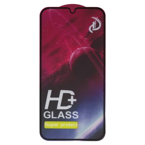 Захисне скло All Spares для Samsung A346 Galaxy A34 5G, сумісне з чохлом, Full Glue, чорний, шар клею нанесений по всій поверхні