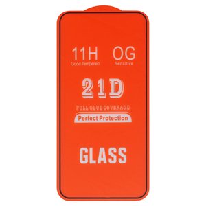 Защитное стекло для Samsung S921 Galaxy S24, совместимо с чехлом, Full Glue, без упаковки , черный