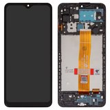 Дисплей FLYCDI для Samsung A125F Galaxy A12, черный, с рамкой, SM-A125-A127-A02