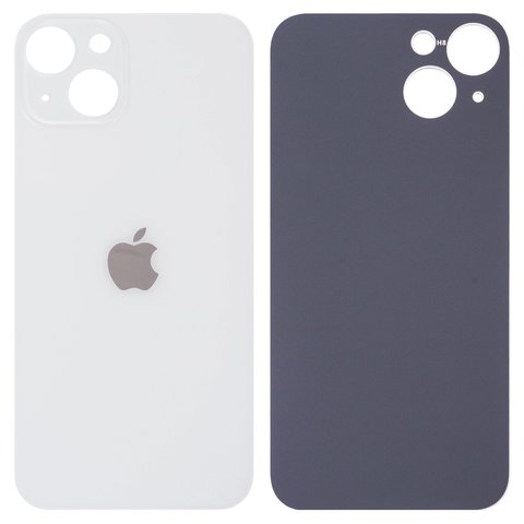 Задня панель корпуса для iPhone 13, біла, не потрібно знімати скло камери, Original PRC , big hole