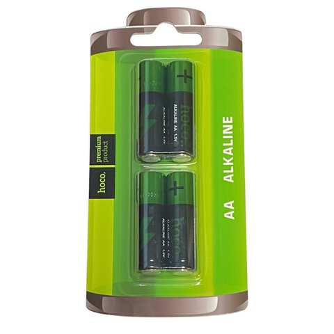 Батарейка Hoco Alkaline AA LR6, 1,5 B, 4 шт.