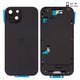 Корпус для iPhone 15, черный, с держателем SIM-карты, с боковыми кнопками, Original (PRC), EU version
