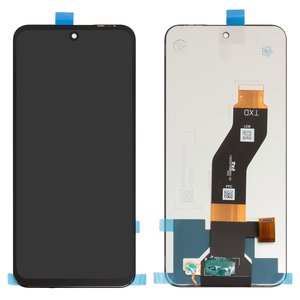 Дисплей для Tecno Spark 40 KM5 , Spark 40C KM4k , Spark Go 2 KM4 ; Infinix Hot 60i 4G X6728 , черный, без рамки, Original PRC , TXDSI670QBAPX 23