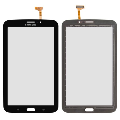 Touchscreen compatible with Samsung P3200 Galaxy Tab3, P3210 Galaxy Tab 3, T210, T2100 Galaxy Tab 3, T2110 Galaxy Tab 3, dark blue, version 3G  
