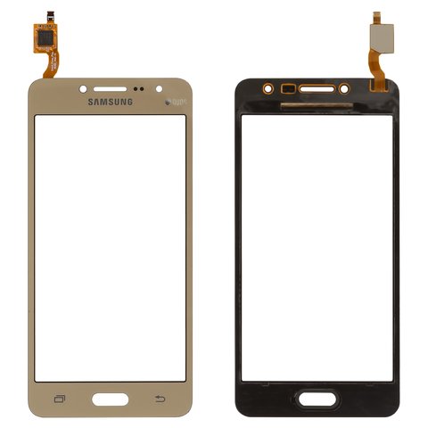 Touchscreen compatible with Samsung G532 Galaxy J2 Prime, golden 