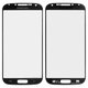 Housing Glass compatible with Samsung I9500 Galaxy S4, I9505 Galaxy S4, (black, Black Edition)