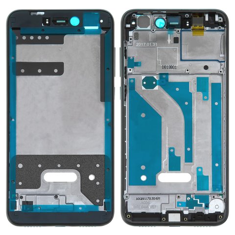 Средняя часть корпуса для Huawei P8 Lite 2017 , черная