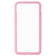 Funda Baseus puede usarse con iPhone XS, rosado, transparente, plástico, #WIAPIPH58-YS04