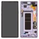 LCD compatible with Samsung N960 Galaxy Note 9, (purple, with frame, Original, service pack, lavender Purple, original glass) #GH97-22269E