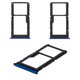 SIM Card Holder compatible with Xiaomi Redmi Note 7, (dark blue, M1901F7G, M1901F7H, M1901F7I)