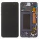 LCD compatible with Samsung G970 Galaxy S10e, (black, with frame, Original, service pack) #GH82-18852A/GH82-18836A