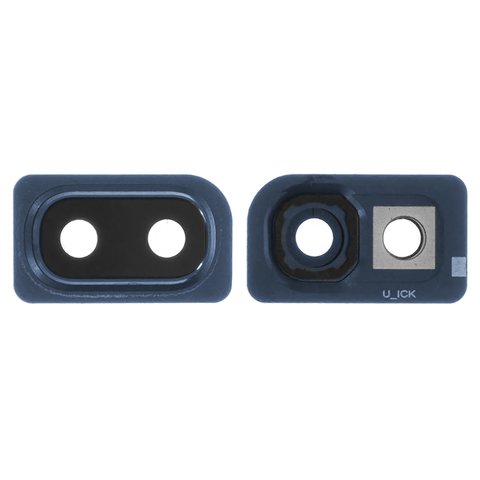 Camera Lens compatible with Samsung A105F DS Galaxy A10, dark blue, with frames 