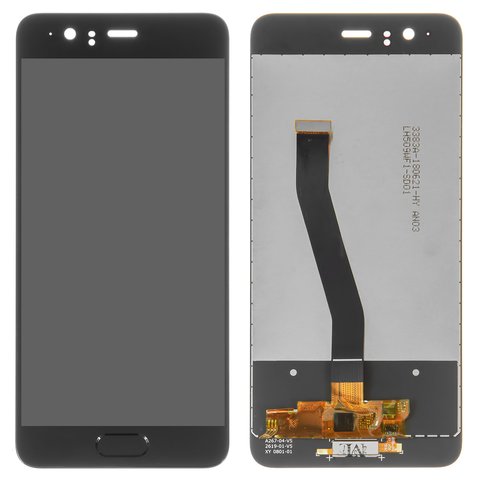 Pantalla LCD puede usarse con Huawei P10, negro, clase B, sin marco, High Copy, VTR L29 VTR L09