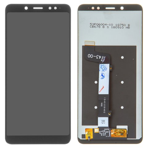 LCD compatible with Xiaomi Redmi Note 5, black, without frame, High Copy 