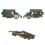 Шлейф для Samsung G996 Galaxy S21 Plus 5G, коннектора зарядки, с микрофоном, c SIM-коннектором, Original (PRC), плата зарядки
