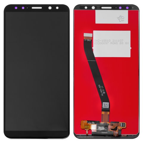Pantalla LCD puede usarse con Huawei Mate 10 Lite, negro, sin logotipo, sin marco, High Copy, RNE L01 RNE L21