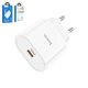 Mains Charger Hoco C94A, (20 W, Power Delivery (PD), Fast Charge, white, without cable, 1 output) #6931474762177