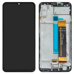 LCD compatible with Samsung M236B Galaxy M23, M336B Galaxy M33, black, with frame, Original PRC , PM6585JB3 1 91 