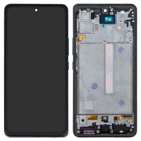 Pantalla LCD puede usarse con Samsung A536 Galaxy A53 5G, negro, ¡Atención! ¡No va a funcionar en la versión de Android 14 y posteriores!, con marco, High Copy, original LCD size, OLED 