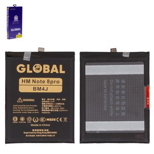 Battery Mechanic BM4J compatible with Xiaomi Redmi Note 8 Pro, Li Polymer, 3.82 V, 4400 mAh 