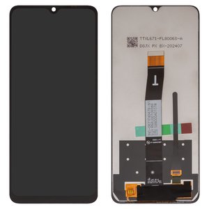 Pantalla LCD puede usarse con Xiaomi Poco C55, Redmi 11A, Redmi 12C, negro, sin marco, Box 
