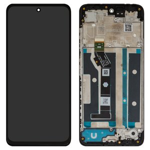 Pantalla LCD puede usarse con Motorola Moto E15, Moto G05, Moto G15, Moto G15 Power, negro, con marco, High Copy, BS067XMM L07 XM01_IC