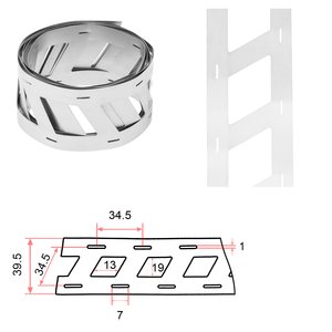 Cinta de níquel para soldar baterías 32650 32700 2P, 0.2 mm, 34.5 mm, 1 m, acero niquelado, oblicua