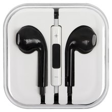 Гарнитура для мобильных телефонов Apple iPhone 4, iPhone 4S, iPhone 5, iPhone 5C, iPhone 5S, iPhone 6, iPhone 6 Plus, черная - Краткое описание