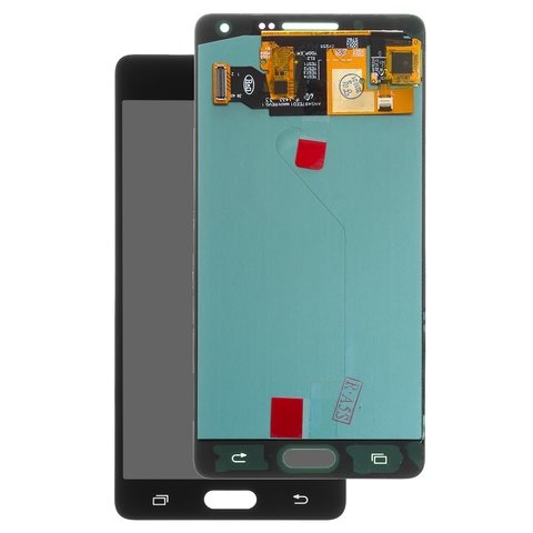 LCD compatible with Samsung A500 Galaxy A5, black, without frame, High Copy, OLED  