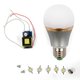 LED Light Bulb DIY Kit SQ-Q22 5 W (cold white, E27)