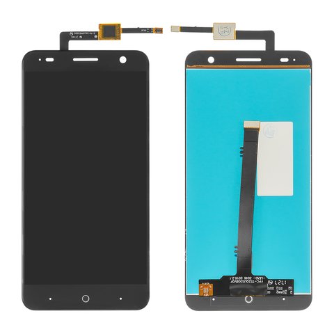 LCD compatible with ZTE Blade V7, black, without frame 