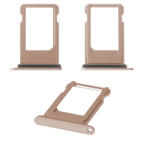 SIM Card Holder compatible with iPhone 8 Plus, golden 
