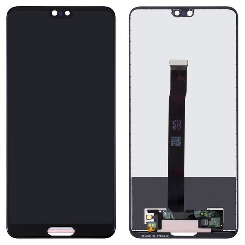 LCD compatible with Huawei P20, black, without frame, Original PRC , EML L29 EML L09 